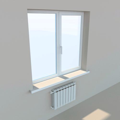 Widespread plastic window with accessoires preview image